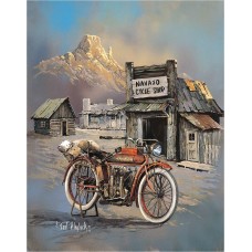 Blaylock Apache High Speed. Tin Sign